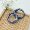 Anillo de Jade de Cristal Natural Transfronterizo Anillo para Correr Anillo Pulsera de Estilo Antiguo Accesorios de Mano Anillo para Correr Venta al por Mayor