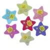 Parche Estilo Ins de Dibujos Animados Lindo con Estampado de Estrella de Cinco Puntas Accesorios para Pasadores de Pelo de Acrílico DIY Material para Colgante de Collar Infantil