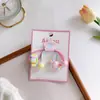Elásticos de Cabelo Coloridos Doces Estilo Coreano, Cordas de Cabelo Fofas para Meninas Que Não Danificam o Cabelo, Acessórios de Cabelo de Alta Elasticidade