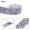 Diamantes de Imitación de Resina Galvanizados con Tiras de Diamantes de Imitación para Accesorios de Ropa Piezas DIY, Autoadhesivos con Cinta de Doble Cara, Pelar y Pegar, Venta Caliente Transfronteriza