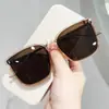 Gafas de Sol de Influencer Protección Solar Montura Grande Sensación de Alta Gama para Mujer HD Versátiles para Conducir y Viajar Moldean el Rostro Gafas de Sol de Moda