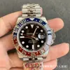 Reloj Mecánico para Hombre Clean Factory Greenwich Coke Ring Totalmente Automático Resistente al Agua Luminoso Panda Di Reloj Mecánico