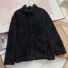 ¡Pregúntale a tu novio si quiere unirse a nosotros! Pedido diario buenos productos invierno cuello alto cremallera polar forro polar chaqueta larga de terciopelo chaqueta casual para hombre