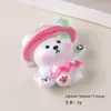 Accesorios de Resina para Manualidades de Dibujos Animados Joyería Cámara Oso Pegamento de Crema Pasador Funda de Teléfono Móvil Hebilla de Zapato Llavero Colgante con