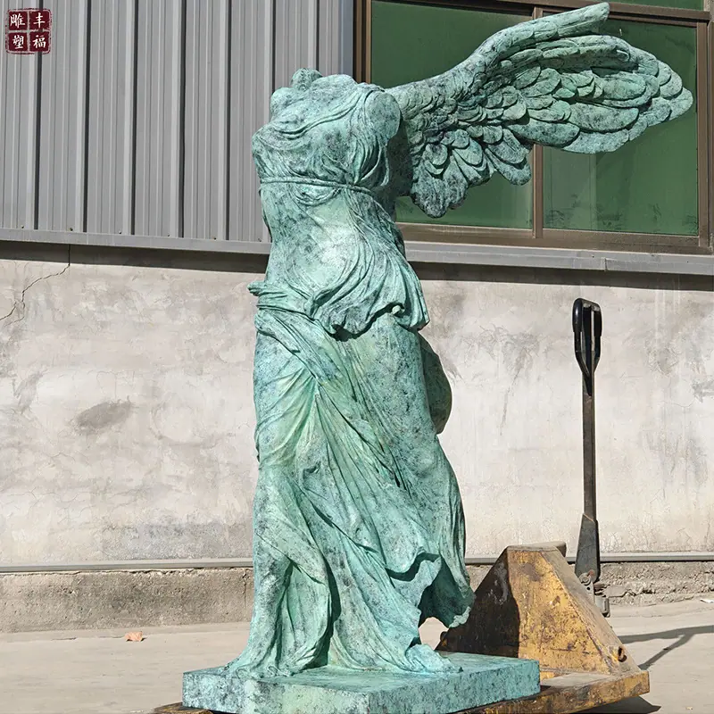 铸铜欧式胜利女神雕塑定制2