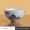 Juego de Té de Cerámica Taza de Degustación de Té Pintada a Mano Paisaje Azul Taza de Té Maestra Kung Fu Taza Individual Té Nuevo Chino Bajo Esmalte Color Flor Boca