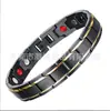 Fabricante Pareja Acero de Titanio Pulsera de Energía para la Salud Acero Inoxidable Pulsera Magnética Joyería con Elementos de Salud Elemento de Moda