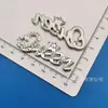 Galvanizado Oso Artificial Pajarita Copo de Nieve Corona Flor Plástico Accesorios Diadema DIY Agarrador Funda de Teléfono Celular Hebilla de Zapato Pegatina
