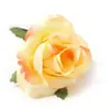 Cabezas de Flores de Rosa de Seda Simulada, Flores de Seda, Flores Artificiales, Materiales Creativos Hechos a Mano para Diademas de Boda, Coronas de Flores, Decoración de Sombreros