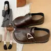 Mocasines Versátiles Negros Perezosos Slip-ons Nuevos 2026 Hebilla Metálica Mocasines de Otoño para Mujer Planos Cómodos Slip-on