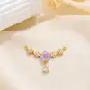 Colgante Flores Europeas y Americanas Transfronterizas Gota de Agua Accesorios de Joyería DIY Exquisito Diseño Simple Sentido Accesorios para Mujeres Venta Directa de Fábrica