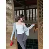Cubierta de Punto Blanco para Protección Solar 2026 Nuevo Estilo de Verano Vestido Camisola Ropa Exterior Cárdigan Delgado de Seda de Hielo para Mujer