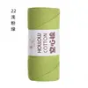 Hilo de algodón hueco de 2 mm para bolsos de ganchillo DIY, bolsos tejidos a mano, sombreros, hilo de hebra redonda, hilo perlado, hilo de lana
