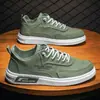 Zapatos de Hombre para Primavera 2026 Nuevo Estilo Zapatos de Lona Transpirables Zapatos Versátiles de Moda Zapatos Deportivos Casuales Antideslizantes Ligeros para Hombre
