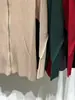 Cardigan de Tricô Novo Miyake Top Jaqueta Feminina com Zíper Outono Nanyou Roupas Femininas Dongdaemun Coreana Venda Direta da Fábrica