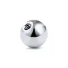 Pendientes Redondos de Bola con Rosca Externa de Aleación de Titanio F136, Clavos para Hélice Auricular, Clavos para Labios, Clavos para Lengua, Clavos para Cejas, Accesorios de Bola de Repuesto para Joyería Dental Externa