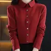 Otoño 2026 Nuevo Estilo Camisa Elegante para Mujer Cepillada Cálida Capa Interior Capa Base Ropa Exterior Camisa Elegante Adelgazante Versátil
