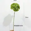 Hortênsia de simulação 3D de ramo único avançado decoração de flor falsa arranjo de flores atacado hortênsia diamante decoração de flor de casamento sala de estar
