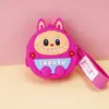 Cartera pequeña Labubu para niños de silicona, pequeño regalo, llavero, colgante, lindo regalito para máquina de garra, en stock