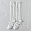 Calcetines Lolita para Primavera y Otoño, Estilo Lolita Japonés Calcetines Negros y Blancos JK para Pantorrilla de Mujer, Estilo Girly Jacquard de Verano