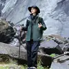 Estándar Nacional GB32614 Chaqueta de Senderismo para Exteriores de Dos Piezas con Forro Polar 3 en 1 para Mujer Abrigo Impermeable Cortavientos para Hombre
