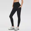 Conjunto de Traje de Yoga Cálido de Forro Polar para Hombres y Mujeres Transfronterizo con Cintura Alta, Bolsillo Integrado para Levantar Glúteos, Pantalones de Compresión para Correr y Pantalones Deportivos