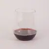 Forneça Copo de Champanhe de Plástico Transparente em Forma de Ovo de 12oz 16oz Copo de Vinho Sem Pé Copo de Vinho Tinto de Grande Capacidade para Levar com Você