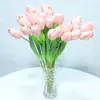 Tulipas em 12 Cores, Flores Artificiais, Flores Falsas para Casamento e Decoração de Casa, Atacado