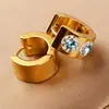 2025 Nuevos Pendientes al por mayor de Acero de Titanio Color Conservante con Relieve de Bambú Moda Retro Diseño Retro de Nicho Pendientes