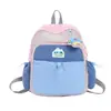 Nova Mochila Infantil com Contraste de Cores, Fofa e Leve, Bolsa Escolar para Jardim de Infância para Meninos e Meninas, Mochila de Viagem para Bebê