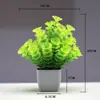 Punto Nuevo Bonsái Plantas de Decoración para el Hogar Pequeños Adornos Flores Artificiales Plantas Verdes Plantas en Maceta Flores Artificiales Fábrica Venta al Por Mayor