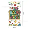 Nuevo banderín de Amazon para la vuelta al cole, banderín vertical para decoración de fondo escolar