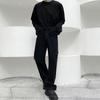 Jeans Diablo High Street Ins Tendencia Rasgados Sueltos Rasgados Casuales Rectos para Hombre Verano 2024
