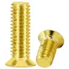 Acero Inoxidable 304 Fm Ranura Cruz Tornillos Pequeños de Cabeza Avellanada Dorados Fabricante M2M2.5M3M4