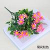 Ramo de flores artificiales, margarita de plástico individual, rosa, tela de seda, flor, cerca de cerveza, caja de flores, proyecto, pequeño adorno de flores, adorno de flores