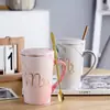 Caneca de cerâmica pintada à mão com marbling dourado, celebridade online, loja de casamentos, presente de casamento, copo de água, logotipo personalizável