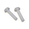 Suministro de fábrica de tornillos de cabeza plana de plástico, tornillos Phillips de cabeza redonda de nailon, pernos de plástico, tornillos de plástico M2.5