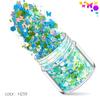 Lentejuelas de mariposa fluorescentes 12 colores mixtos lentejuelas para uñas traje degradado joyería colorida para uñas pegatinas para uñas de diamante