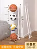 Estante de Almacenamiento para Baloncesto Montado en la Pared Estante para Balones Estante de Almacenamiento para Fútbol Estante para Balones del Hogar Gabinete Lateral Estante de Colocación para Voleibol Soporte