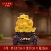 Sapo Dourado Sapo Atrator de Sorte Ornamento Sapo de Três Pernas Atrator de Sorte Decoração de Escritório Loja Balcão de Caixa Presente de Inauguração
