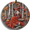 Placa de Madeira de Gato Engraçado para Halloween Transfronteiriça Estilo Americano Abóbora Gato Preto Decoração Atmosfera Festiva Artesanato