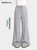 Pantalones de Niña Otoño 2026 Ropa Infantil Nueva y Elegante para Niños Mayores, Pantalones Deportivos Acampanados de Felpa, Pantalones Casuales de Otoño para Niños