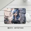 Alfombrilla de ratón de alto valor para chica repartidora de periódicos tamaño pequeño Antideslizante Pad de mesa Engrosada para chica de e-sports Cuaderno Oficina Personalización