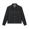 MTLCLOTHES ropa para hombre 2023 Otoño Nuevo estilo coreano holgado abrigo negro y azul pantalones Traje de mezclilla