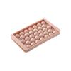 Molde para fazer gelo em cubos de gelo Bandeja de gelo grande para uso doméstico Caixa de armazenamento de silicone com tampa Geladeira Sorvete congelado Artefato de cubo de gelo congelado