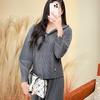 Sudadera Holgada Plisada Estilo Japonés Casual Otoño Invierno 2025 Nueva Color Sólido Adelgazante Holgazana Jersey Top para Mujer
