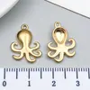 Accesorios para Joyería DIY Transfronterizos Colgantes Sencillos de Acero Inoxidable con Temática Marina Concha Caballito de Mar Tortuga Pulsera Collar Colgante
