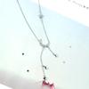 Star Diamond Moon Tassel Colar Mulheres Estilo Coreano Clavícula Cadeia Simples Internet Celebrante Distinto Estudante Mori Pingente