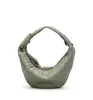 Bolsa Croissant de Pele de Ovelha Novo Estilo, Design de Nicho, Estilo Relaxado, Bolsa de Mão de Couro Genuíno de Alta Qualidade para o Dia a Dia, Bolsa de Ombro para Mulheres
