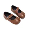 Zapatos de Cuero Sencillos para Niñas 2026 Nuevo Primavera/Otoño Zapatos de Princesa con Suela Suave para Niños Bebé Estilo Coco Chanel Zapatos Planos Cómodos